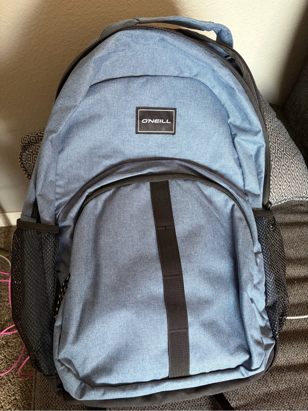 O'Neill Men's Slate Blue Backpack with Black Accents